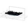 Cooktop Fit Line Fischer 5 Bocas Vidro Preto Chama Rápida Bivolt 26343