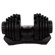 Dumbbell Halter Gallant Regulável Anilhas 40Kg Com Base Elite Pro  (GDB40R0A-PT)